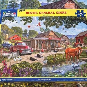 White Mountain Rustic General Store Puzzle 1000 piece